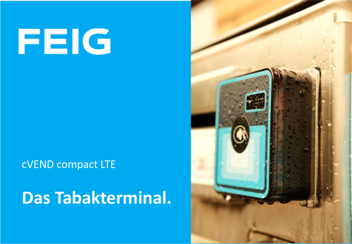 Nasser cVEND compact LTE an Tabakautomat