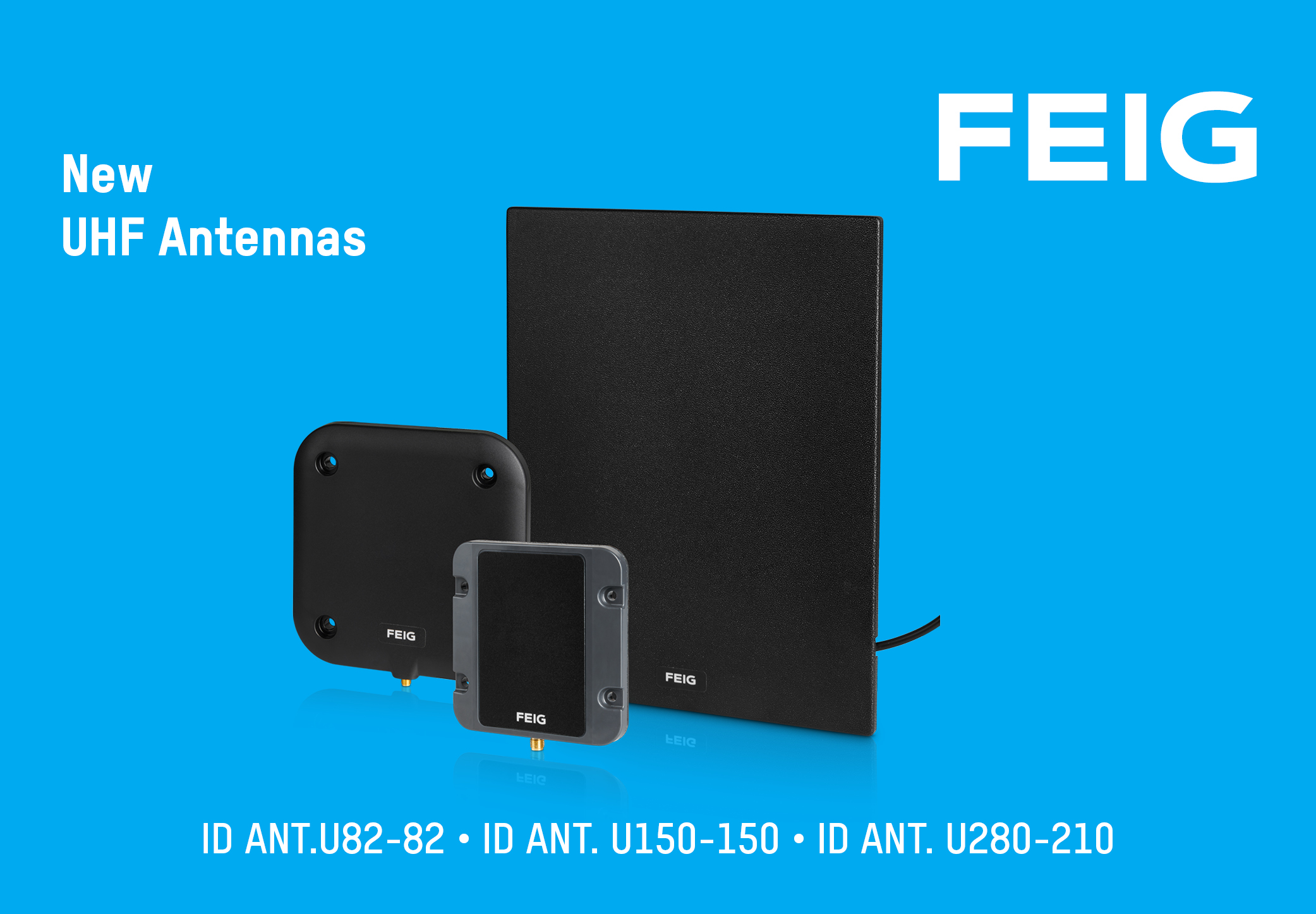 Produktbild mehrerer FEIG-Antennen