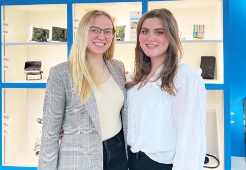 Zwei Auszubildende im Portrait